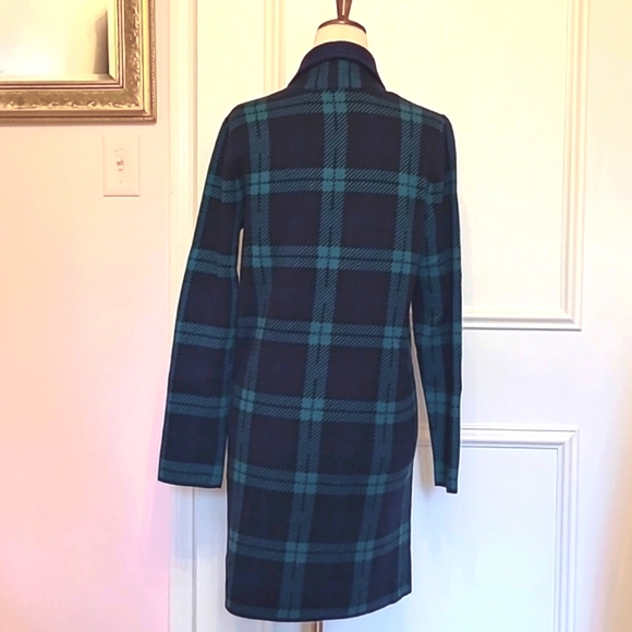 NWOT LAND'S END blackwatch plaid sweater - Picture 2 of 5